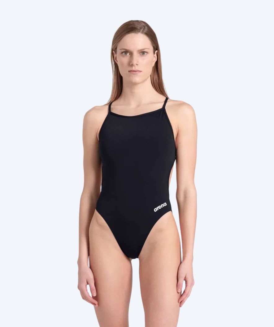 Arena badpakken voor vrouwen - Solid Lace Back - Zwart