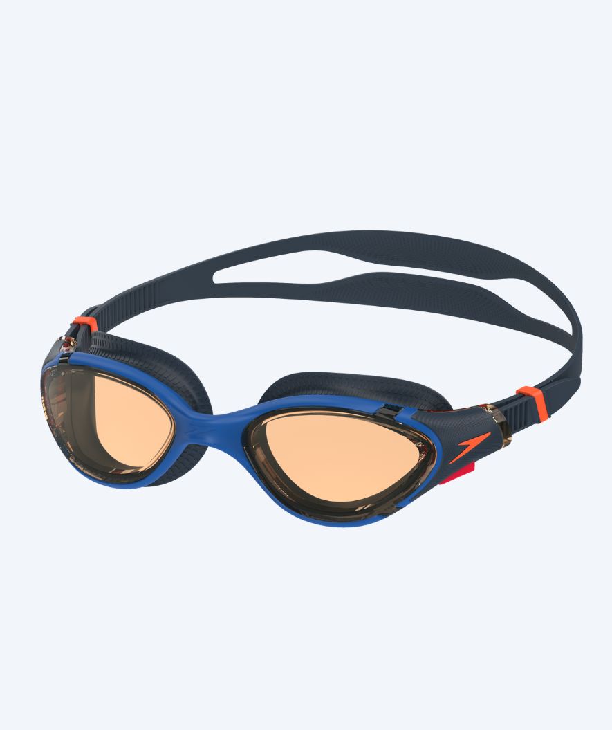 Speedo training zwembril - Biofuse 2.0 - Donkerblauw/oranje
