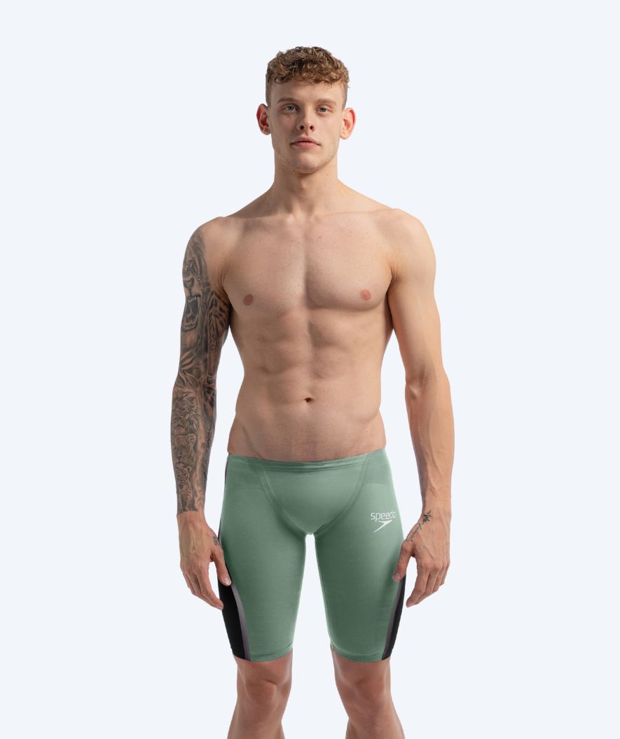 Speedo heren wedstrijd zwembroek - LZR Pure Intent 2.0 - Groen/zwart