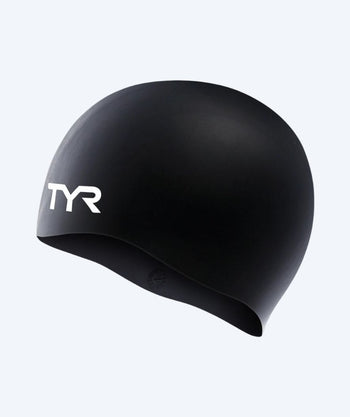 TYR badmuts - Silicone - Zwart