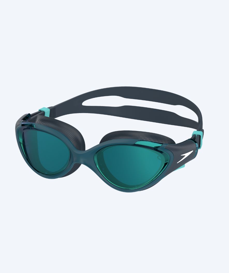 Speedo training zwembril - Biofuse 2.0 Mirror - Donkerblauw/groen