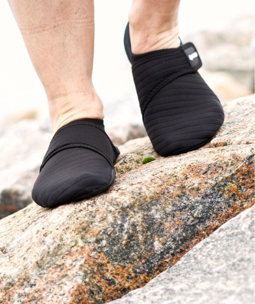 Watery volwassenen neopreen waterschoenen - Poseidon - Zwart