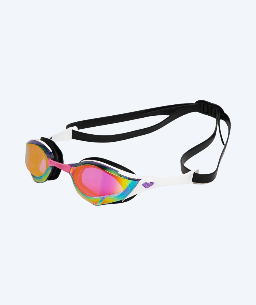 Arena Elite zwembril - Cobra Edge SWIPE Mirror - Wit/paars