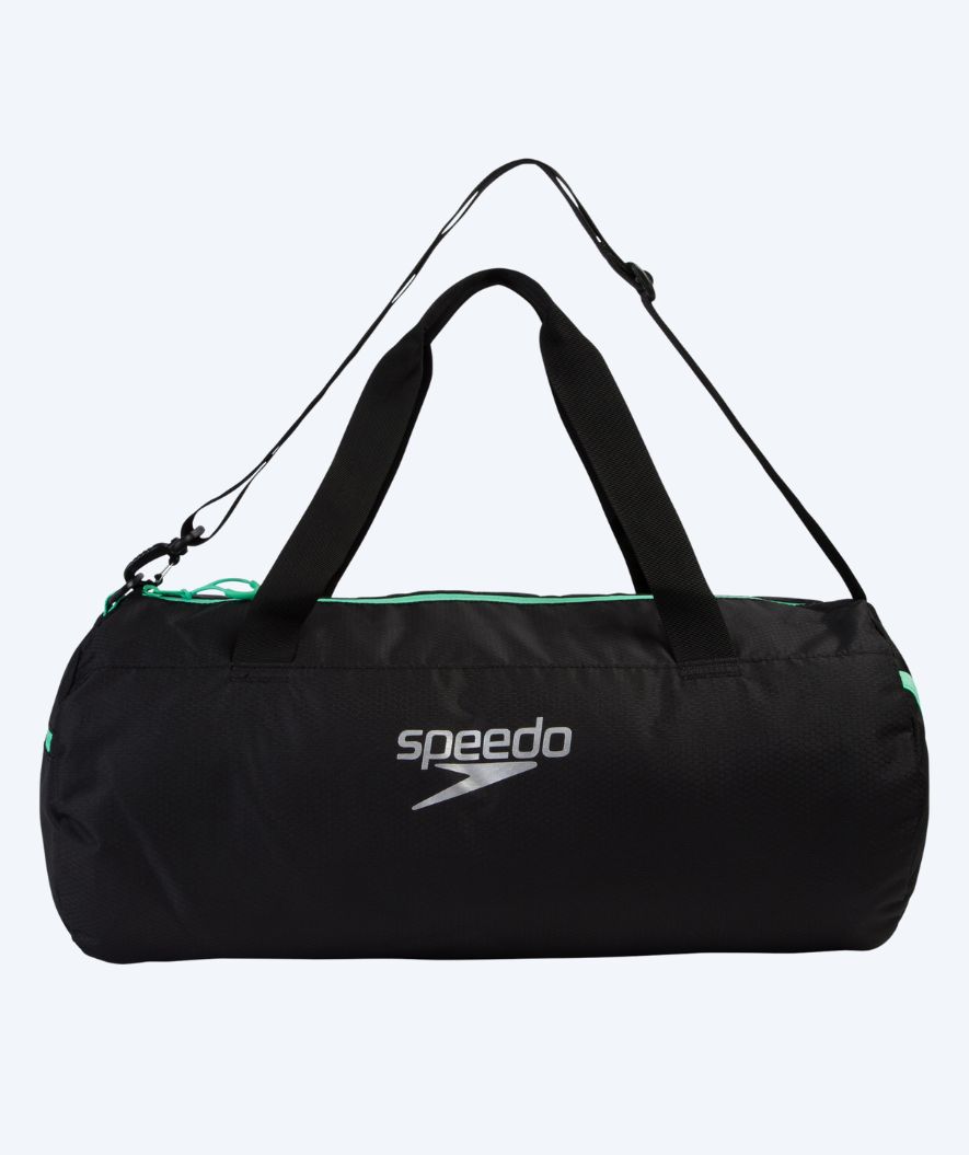 Speedo waterafstotend duffeltas - Zwart/groen