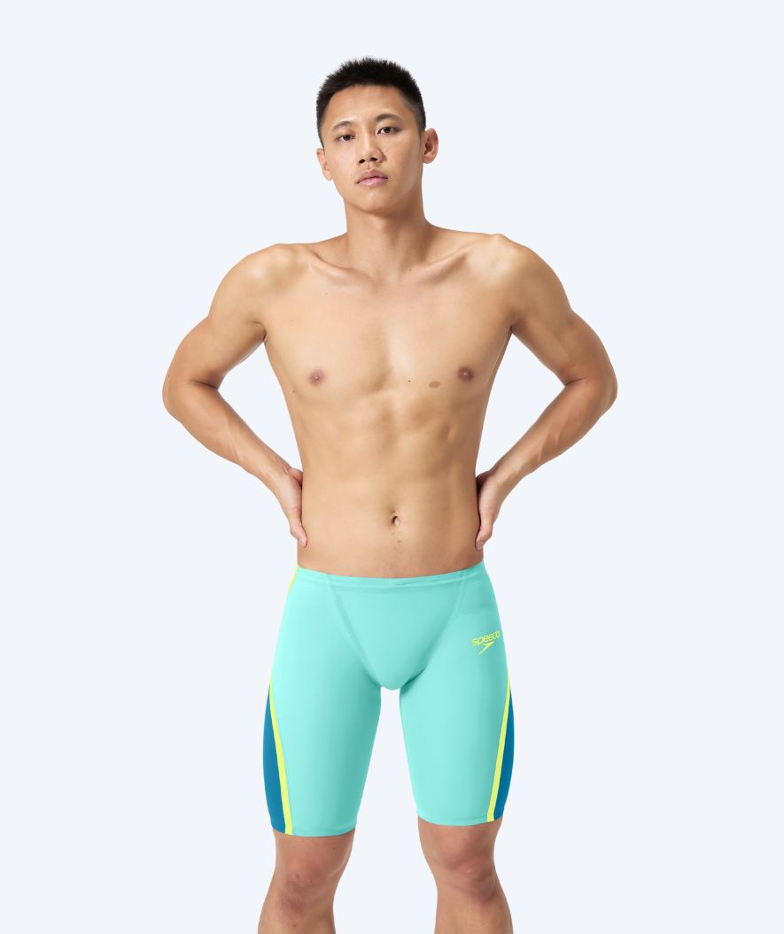 Speedo heren wedstrijd zwembroek - LZR Pure Intent 2.0 - Lichtblauw/donkerblauw