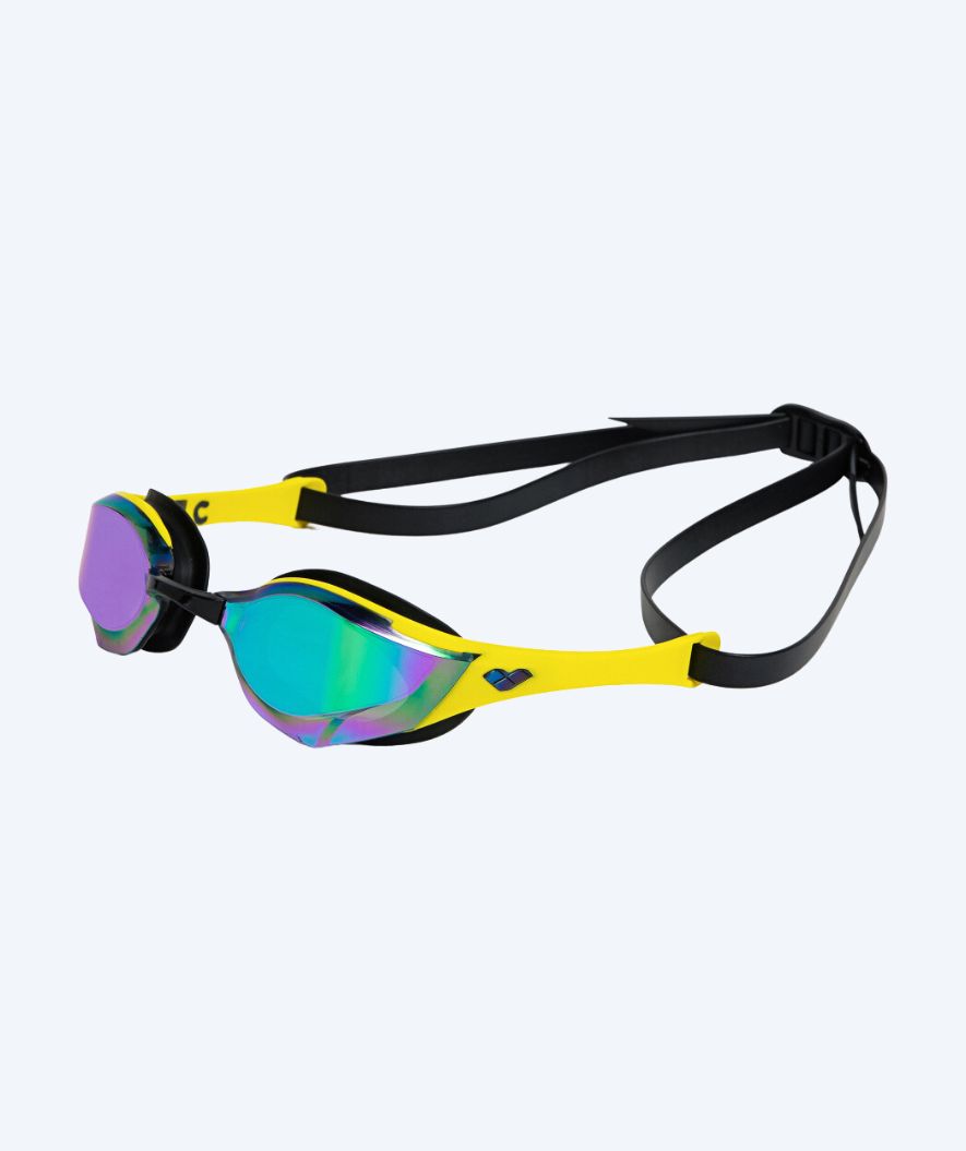 Arena Elite zwembril - Cobra Edge SWIPE Mirror - Geel/groen