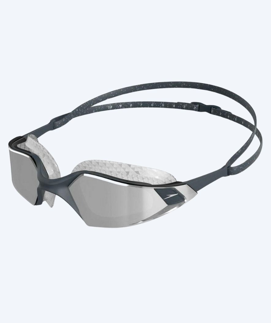 Speedo zwembril voor in open water - AquaPulse Pro - Grijs/helder (Mirror lens)