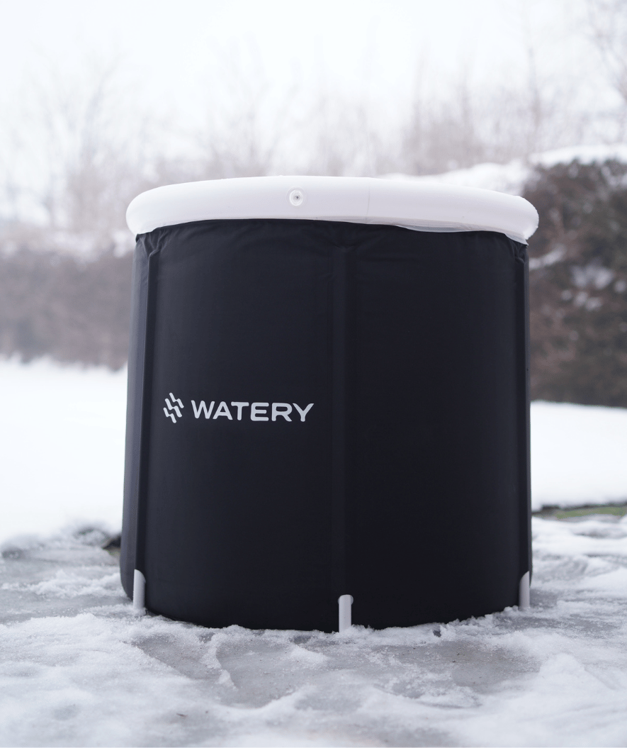 Watery opblaasbaar ijsbad - Hero - Zwart