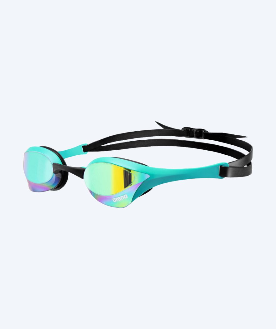 Arena Elite zwembril - Cobra Ultra SWIPE Mirror - Lichtblauw/goud