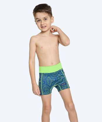 Watery zwemluiers voor kinderen - Thetis Youngster - Groen/blauw