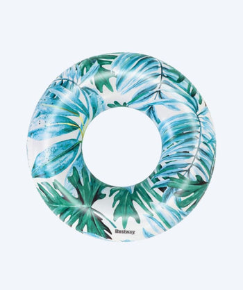 Bestway opblaasbare ring - Tropical Palms - Blauw
