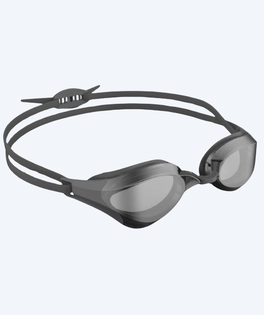 Watery Elite zwembril - Rattle Pro - Zwart (Smoke lens)