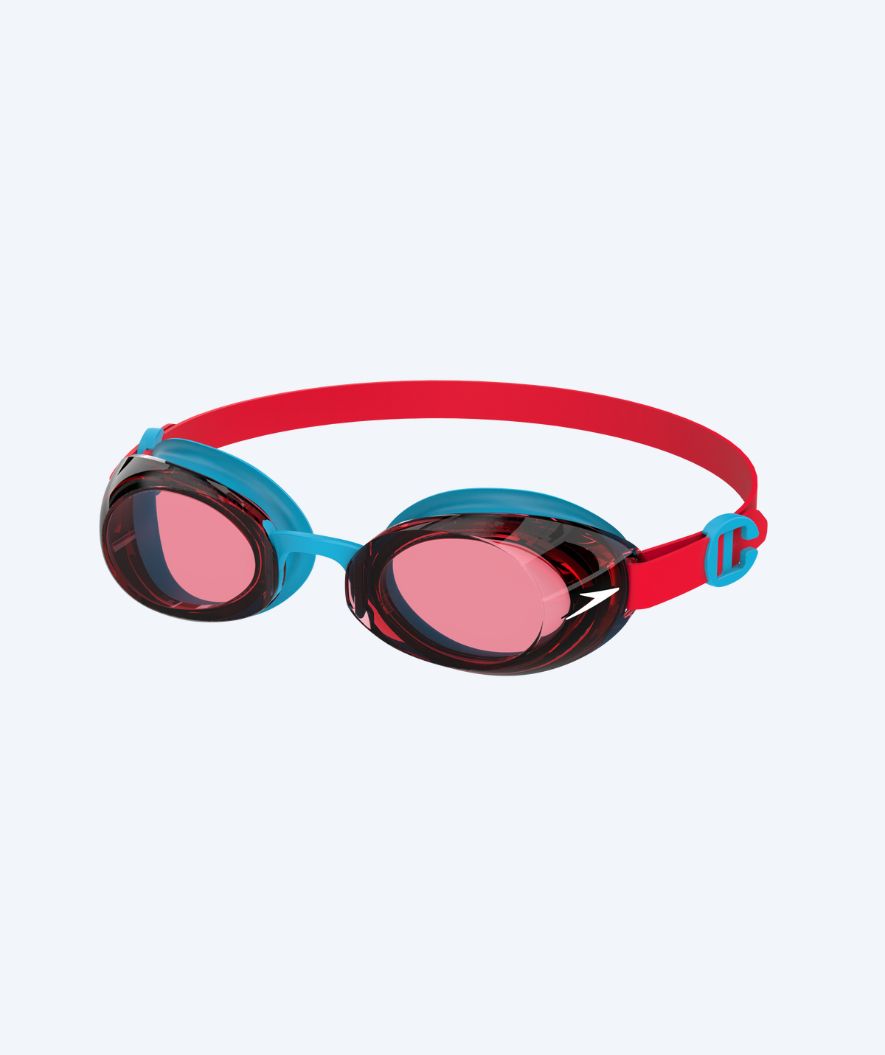 Speedo zwembril voor kinderen (6-14) - Jet 2.0 - Blauw/rood
