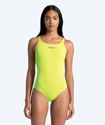 Arena dames badpak - Team Swim Pro Solid - Groen