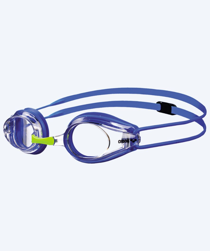 Arena wedstrijdzwembril voor kinderen (6-12) - Tracks - Blauw