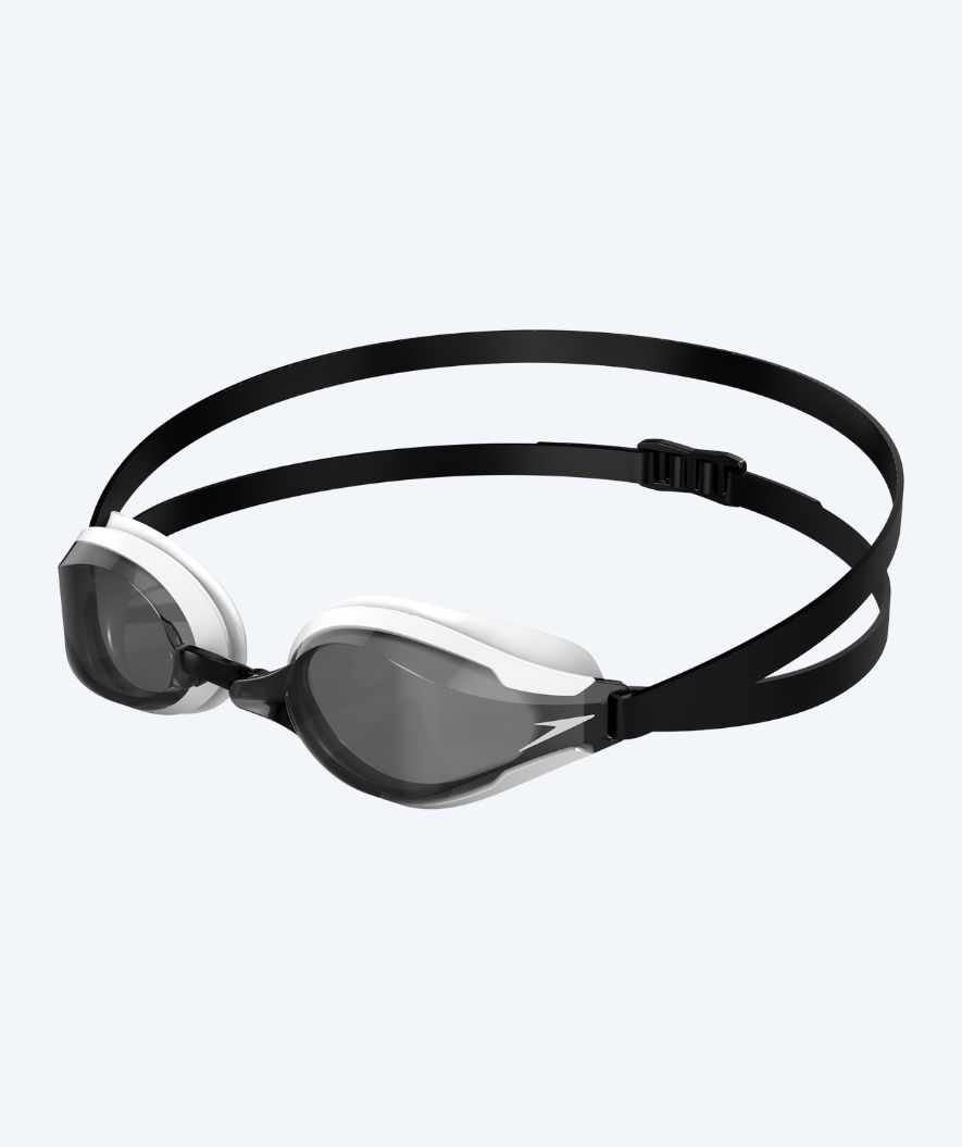 Speedo Elite zwembril - Fastskin Speedsocket 2 - Wit/Zwart (Smoke lens)