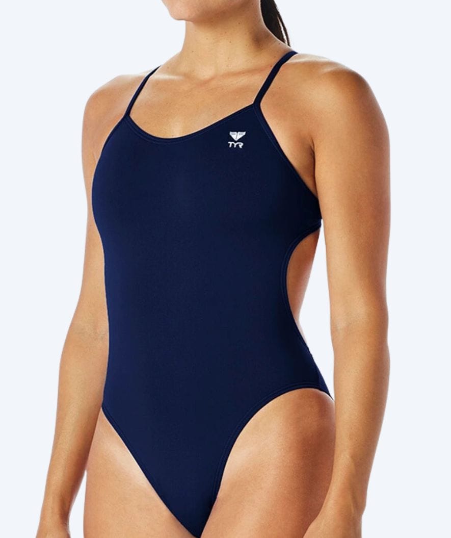 TYR badpakken voor vrouwen - Durafast Elite Cut - Donkerblauw