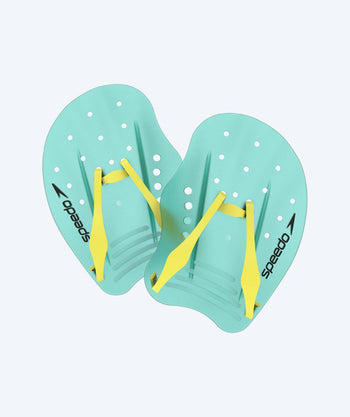 Speedo hand paddles - Tech - Turkoois/geel