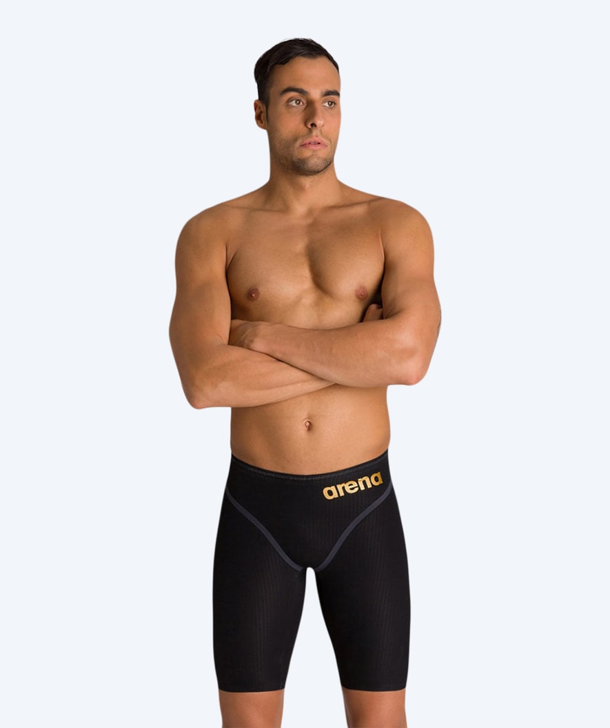 Arena heren wedstrijd zwembroek - Carbon Core FX - Zwart/Goud (Limited 2026)