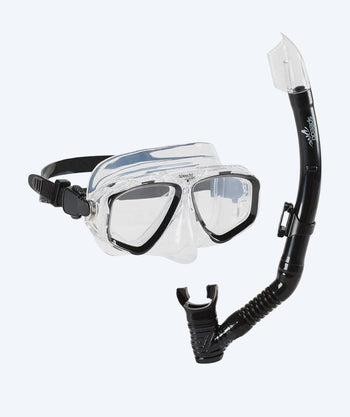 Speedo Combo snorkelset voor volwassenen - Adventure - Zwart