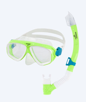 Speedo Combo snorkelset junior (6-16) - Adventure - Groen/helder