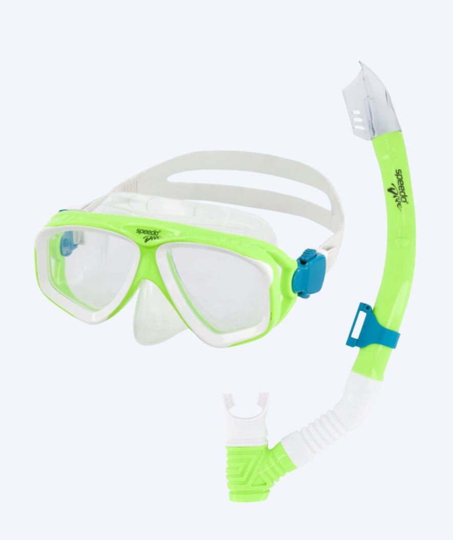 Speedo Combo snorkelset junior (6-16) - Adventure - Groen/helder