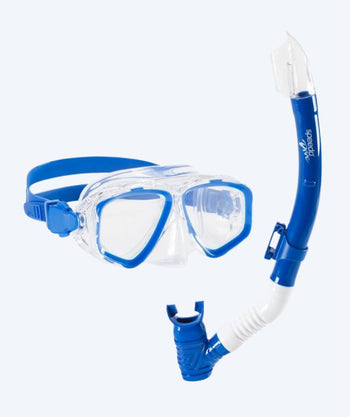 Speedo Combo snorkelset junior (6-16) - Adventure - Blauw/helder