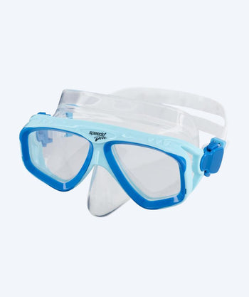 Speedo duikbril voor volwassenen - Adventure - Blauw/helder