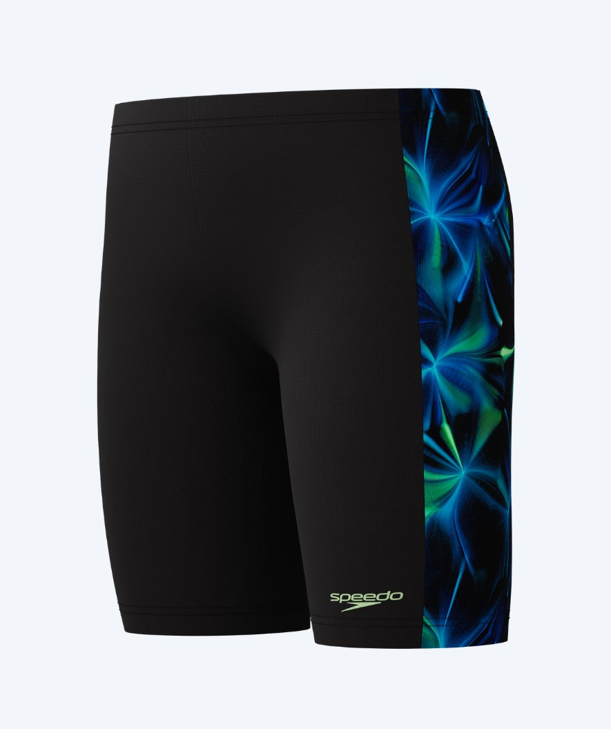 Speedo zwemjammer voor jongens - Print Panel - Zwart/groen
