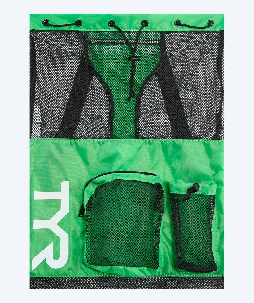 TYR zwemnet - Big Mesh Mummy 40L - Groen/zwart