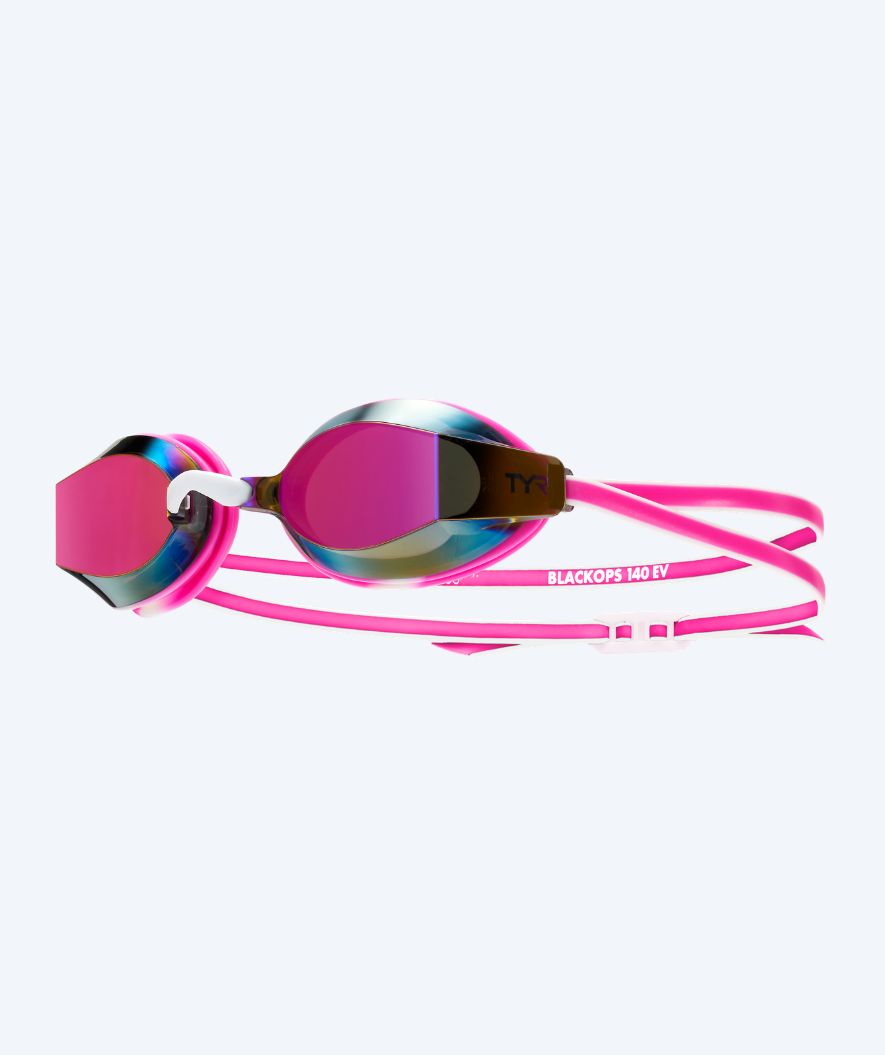 TYR zwembril - Blackops 140 EV Mirrored - Roze/wit
