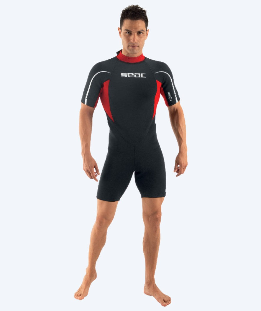 SEAC wetsuit voor mannen - Relax Short (2,2mm) - Zwart/rood