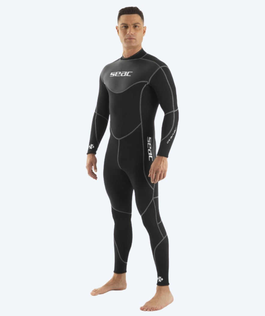 SEAC wetsuit voor mannen - Sense (3mm) - Zwart/grijs