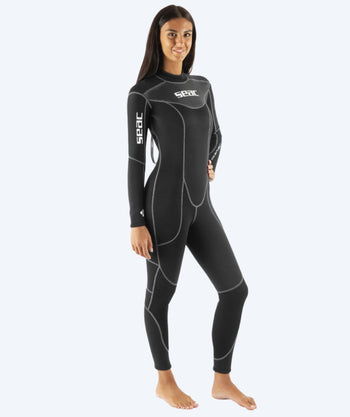 SEAC dames wetsuits - Sense (3mm) - Zwart/Grijs