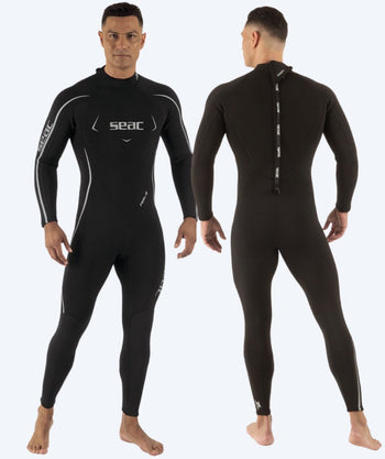 SEAC wetsuit voor mannen - Feel-S (3mm) - Zwart/grijs