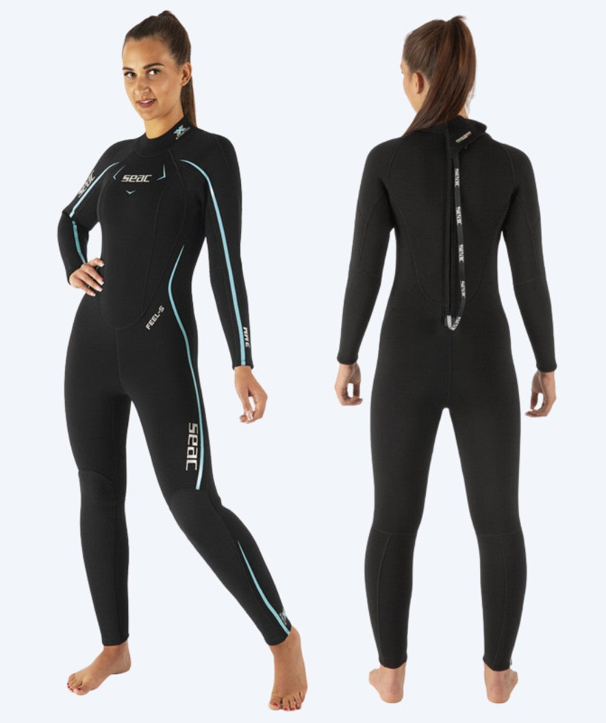 SEAC wetsuit voor vrouwen - Feel-S (3mm) - Zwart/wit