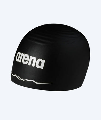 Arena wedstrijd badmuts - Aquaforce Wave Cap - Zwart/Wit