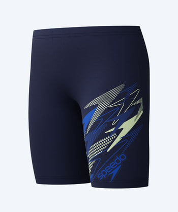 Speedo jongens zwemjammer - Medley Logo - Donkerblauw/Blauw