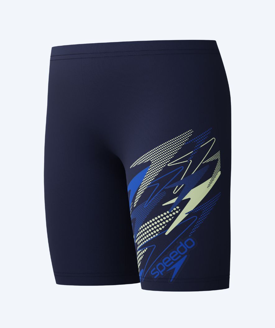 Speedo jongens zwemjammer - Medley Logo - Donkerblauw/Blauw