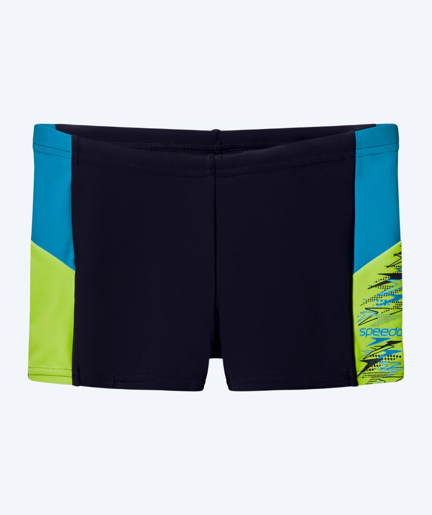 Speedo jongens zwemboxers - Dive - Zwart/Groen