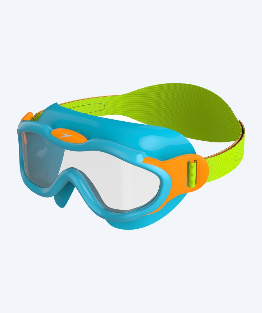 Speedo kind zwembril (2-6) - Sea Squad Mask - Lichtblauw/Lichtgroen