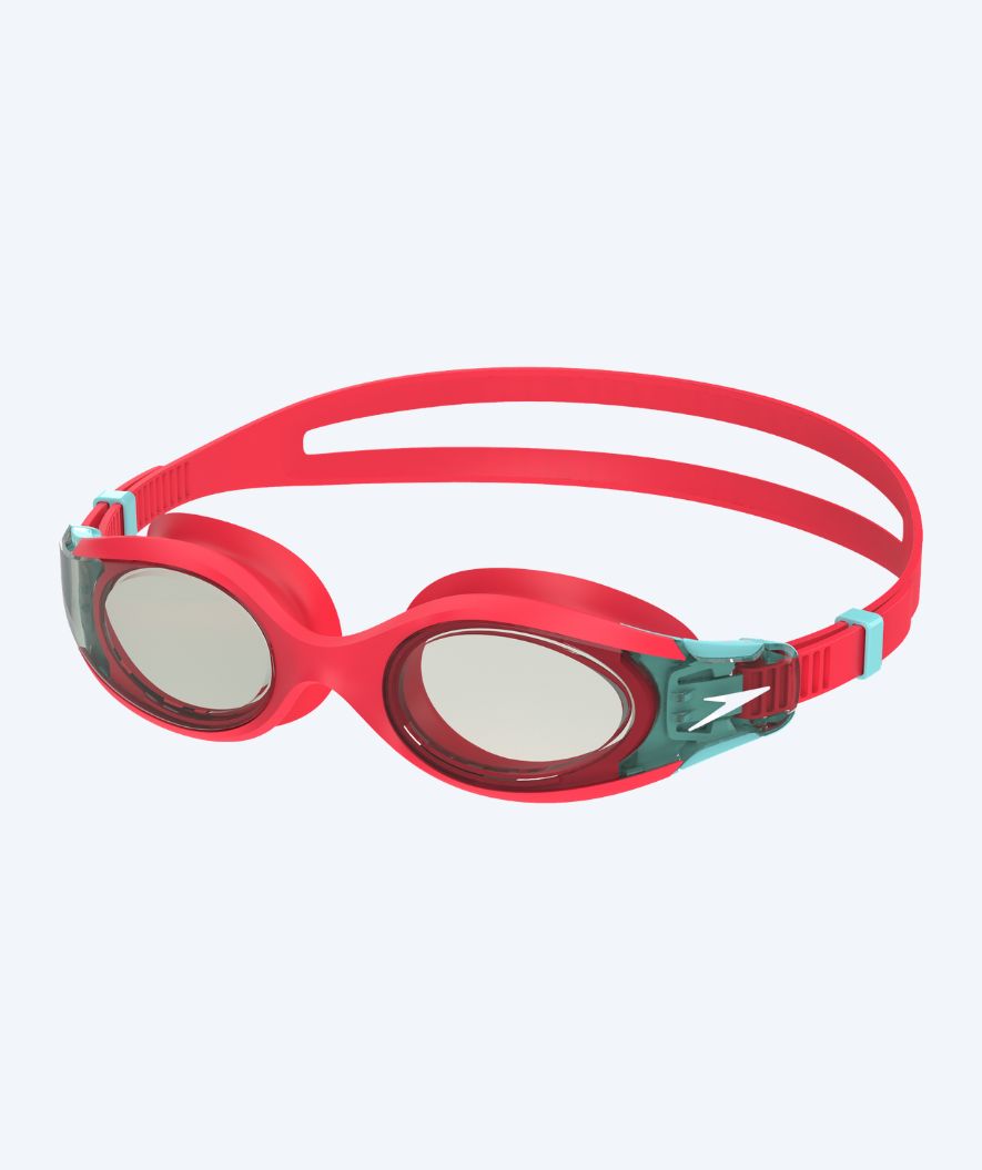 Speedo kind zwembril (6-14) - Hydrosity 2.0 - Rood/Lichtblauw (Smoke lens)