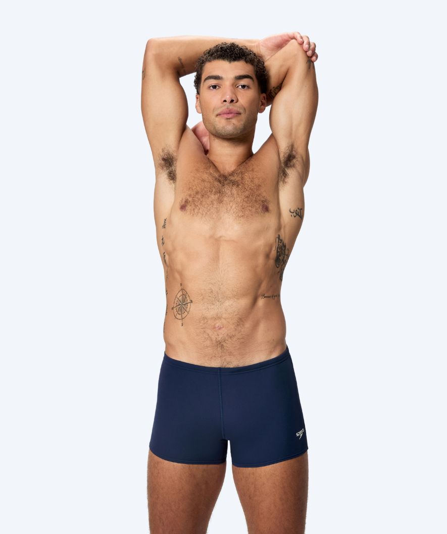 Speedo heren zwemboxers - Endurance Logo - Donkerblauw