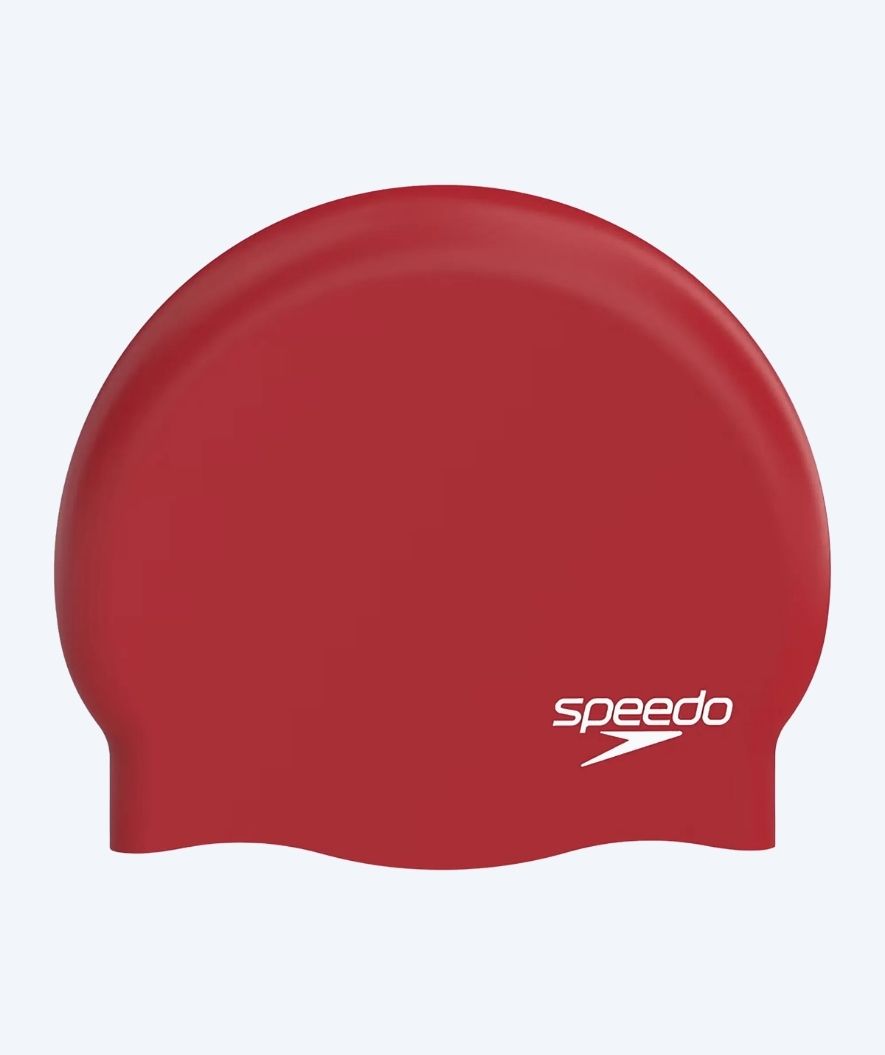 Speedo badmuts - Plain Moulded - Donkerrood