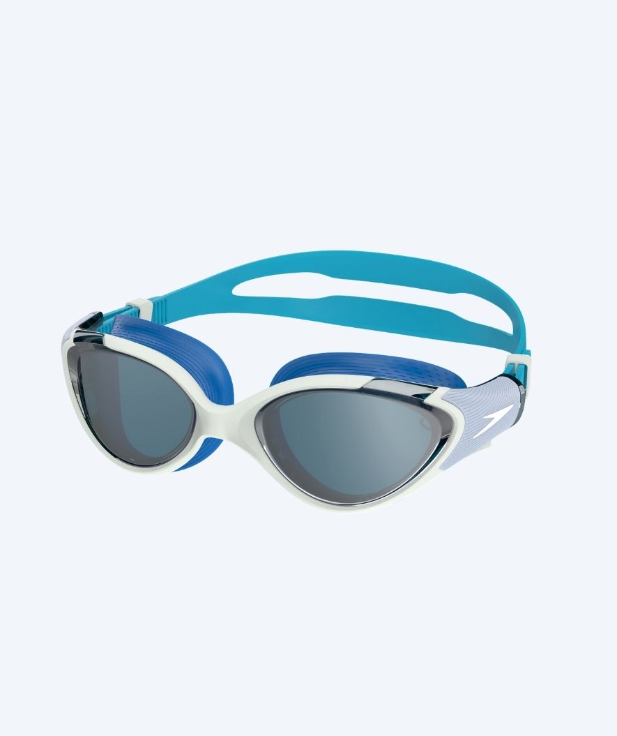 Speedo Dames training zwembril - Biofuse 2.0 Mirror - Donkerblauw/Lichtblauw