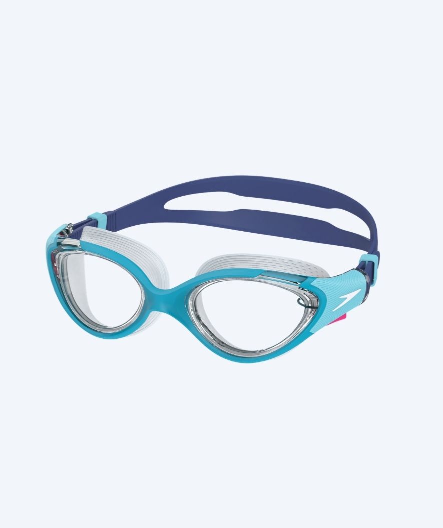 Speedo Dames training zwembril - Biofuse 2.0 - Blauw/Helder