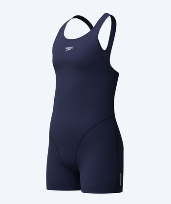 Speedo meisjes badpak met pijpjes - Endurance - Donkerblauw