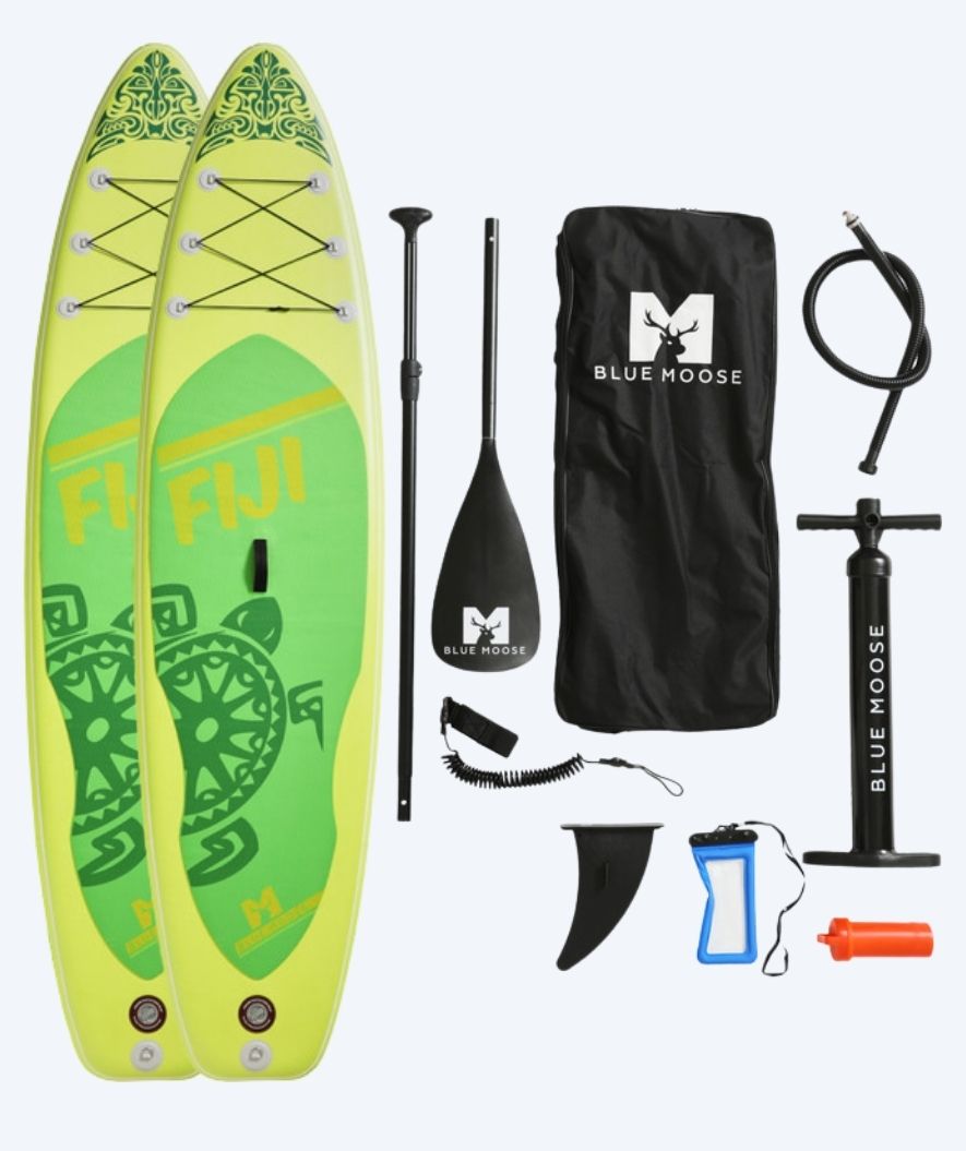 Pakketdeal: 2x Blue Moose Fiji SUP board 11'0 - Lichtgroen