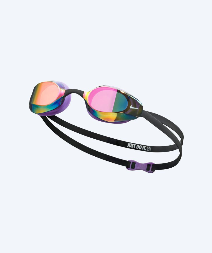 Nike Elite zwembril - Vapor Mirror - Zwart/Paars