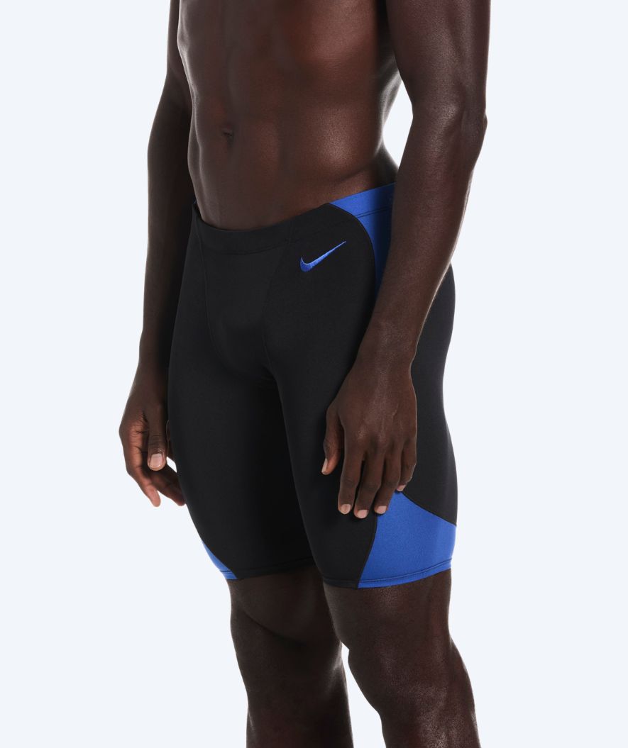 Nike zwemjammer voor mannen - Hydrastrong Fly - Zwart/Blauw